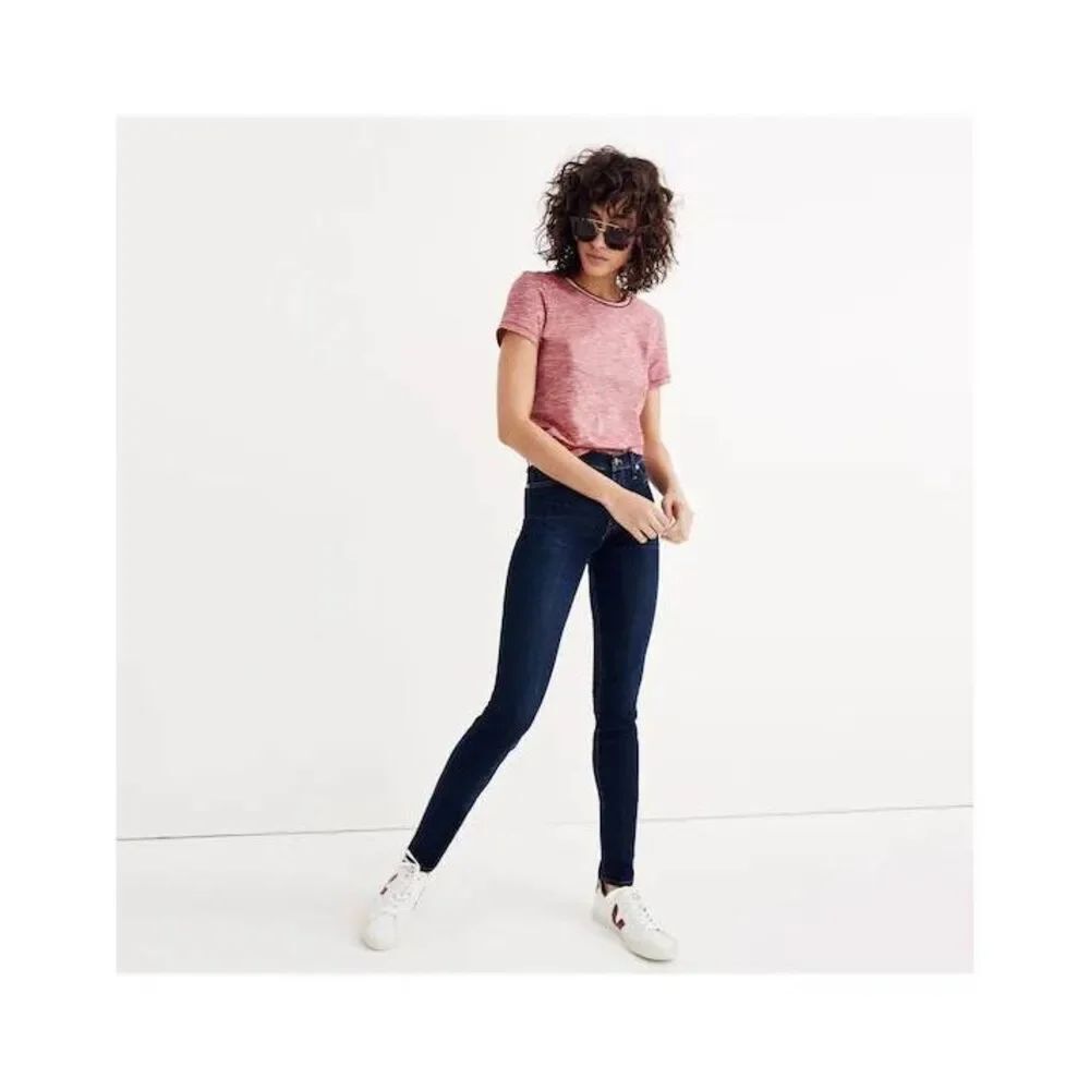 Madewell 9" Mid Rise Skinny Jeans 25